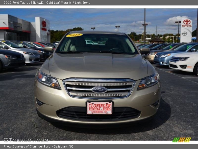 Gold Leaf Metallic / Light Stone 2010 Ford Taurus SEL AWD