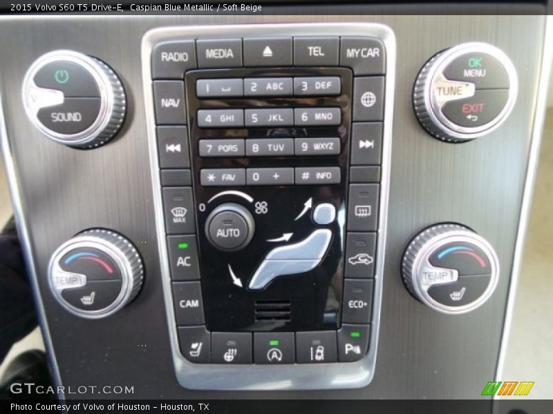 Caspian Blue Metallic / Soft Beige 2015 Volvo S60 T5 Drive-E