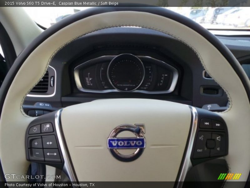 Caspian Blue Metallic / Soft Beige 2015 Volvo S60 T5 Drive-E