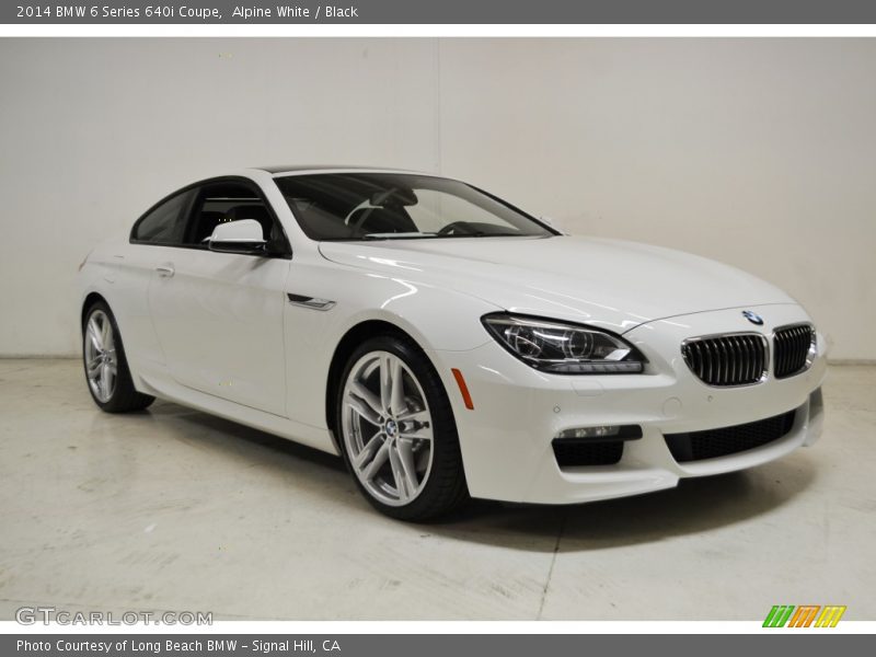 Front 3/4 View of 2014 6 Series 640i Coupe