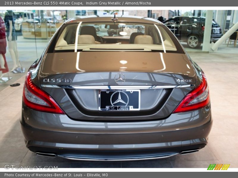 Indium Grey Metallic / Almond/Mocha 2013 Mercedes-Benz CLS 550 4Matic Coupe