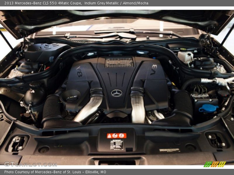 Indium Grey Metallic / Almond/Mocha 2013 Mercedes-Benz CLS 550 4Matic Coupe