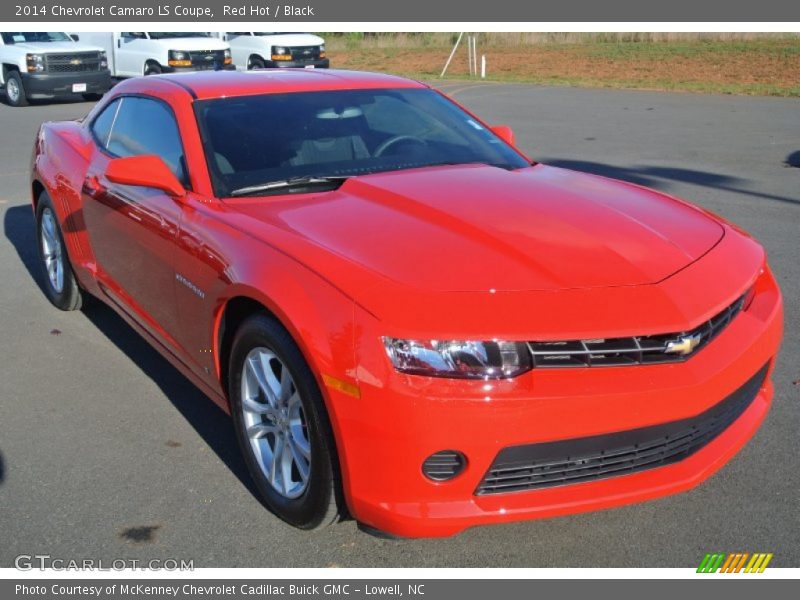 Red Hot / Black 2014 Chevrolet Camaro LS Coupe