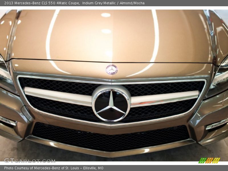 Indium Grey Metallic / Almond/Mocha 2013 Mercedes-Benz CLS 550 4Matic Coupe