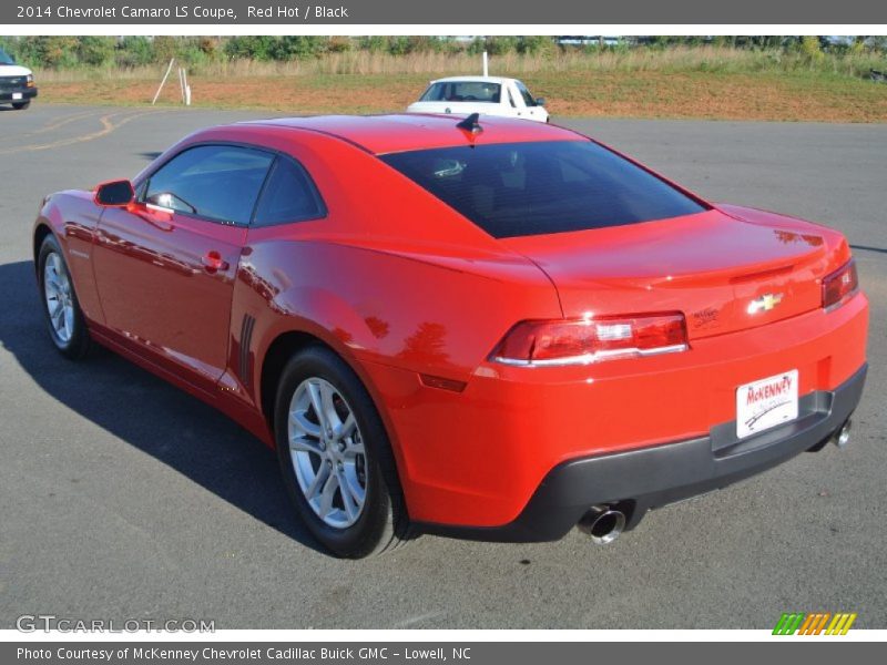 Red Hot / Black 2014 Chevrolet Camaro LS Coupe