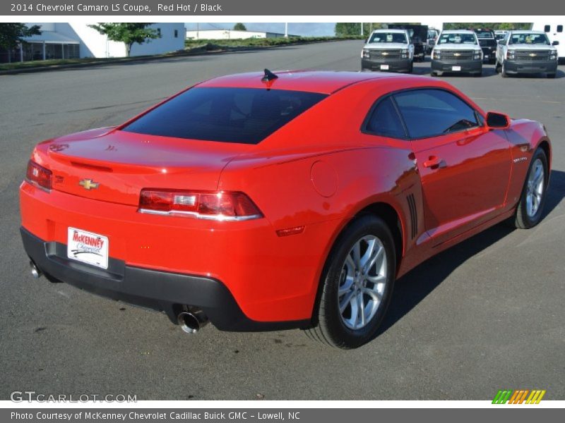 Red Hot / Black 2014 Chevrolet Camaro LS Coupe