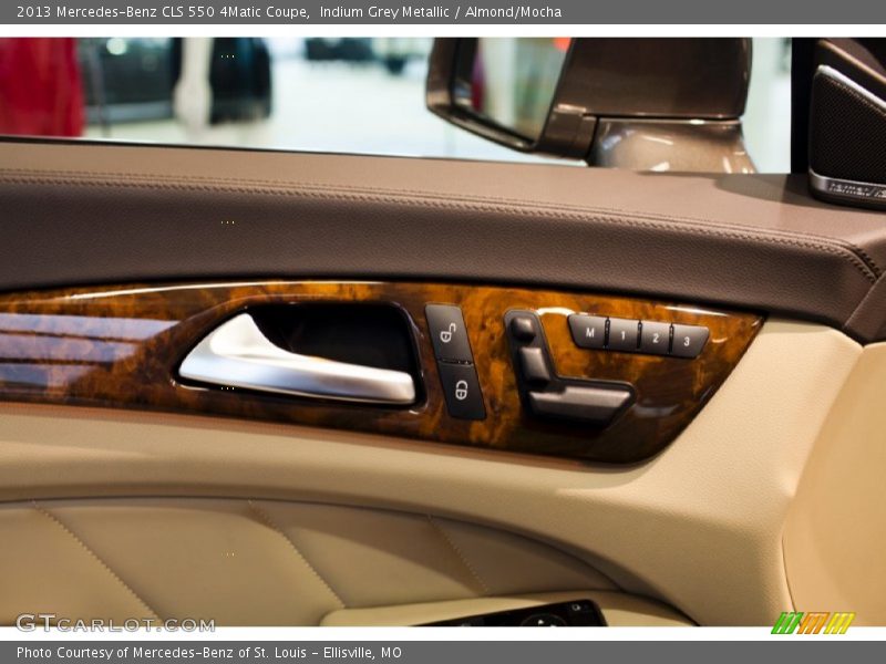 Indium Grey Metallic / Almond/Mocha 2013 Mercedes-Benz CLS 550 4Matic Coupe