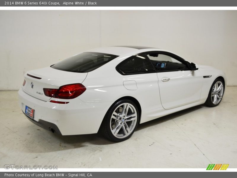 Alpine White / Black 2014 BMW 6 Series 640i Coupe