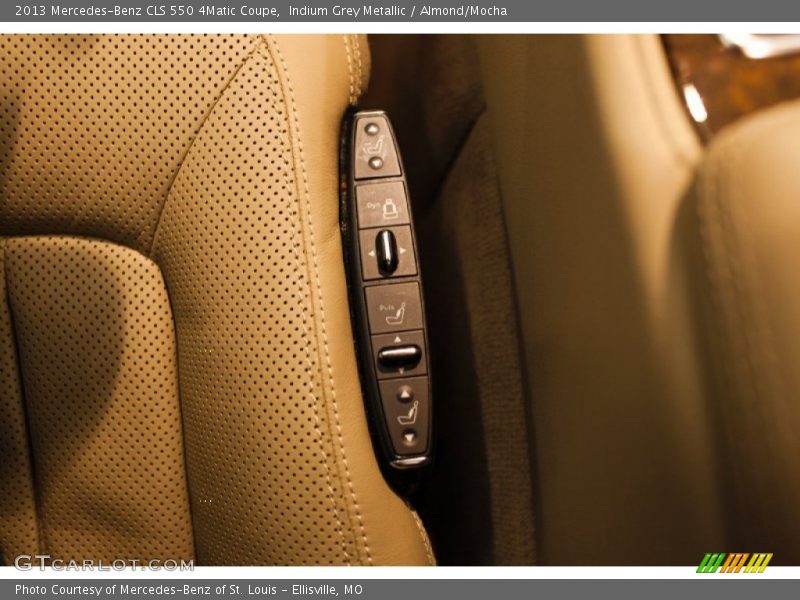 Indium Grey Metallic / Almond/Mocha 2013 Mercedes-Benz CLS 550 4Matic Coupe