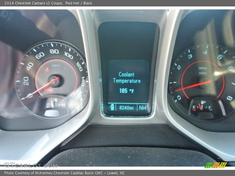 Red Hot / Black 2014 Chevrolet Camaro LS Coupe