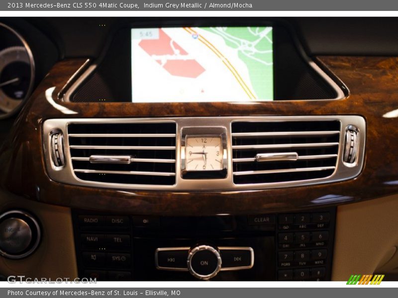 Indium Grey Metallic / Almond/Mocha 2013 Mercedes-Benz CLS 550 4Matic Coupe