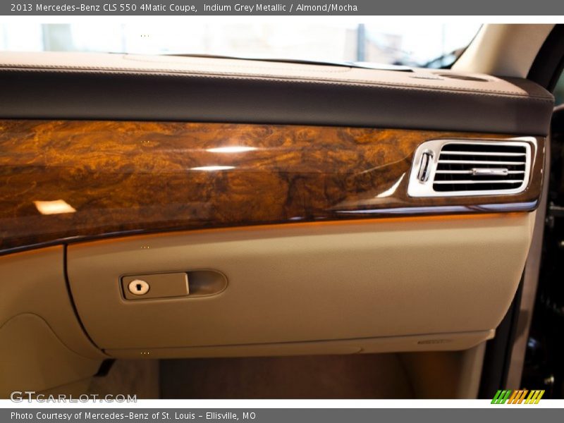 Indium Grey Metallic / Almond/Mocha 2013 Mercedes-Benz CLS 550 4Matic Coupe