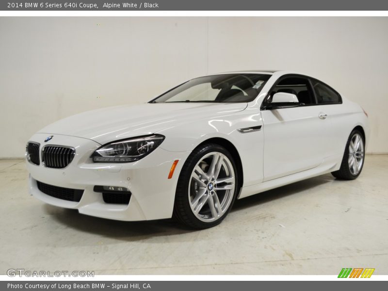 Alpine White / Black 2014 BMW 6 Series 640i Coupe