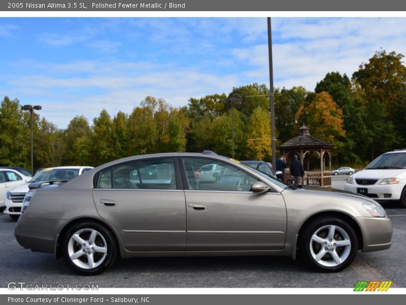Polished Pewter Metallic / Blond 2005 Nissan Altima 3.5 SL