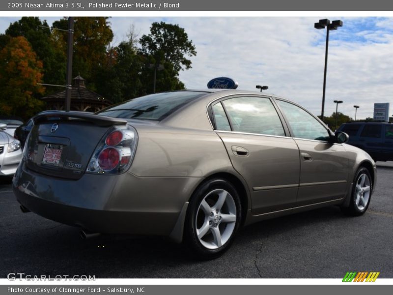 Polished Pewter Metallic / Blond 2005 Nissan Altima 3.5 SL
