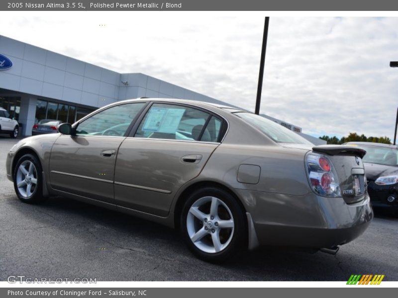 Polished Pewter Metallic / Blond 2005 Nissan Altima 3.5 SL