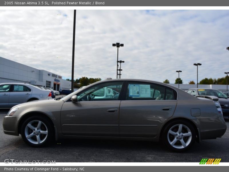 Polished Pewter Metallic / Blond 2005 Nissan Altima 3.5 SL