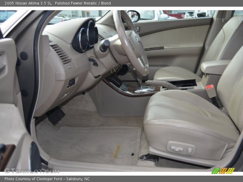 Polished Pewter Metallic / Blond 2005 Nissan Altima 3.5 SL