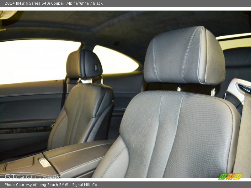 Alpine White / Black 2014 BMW 6 Series 640i Coupe