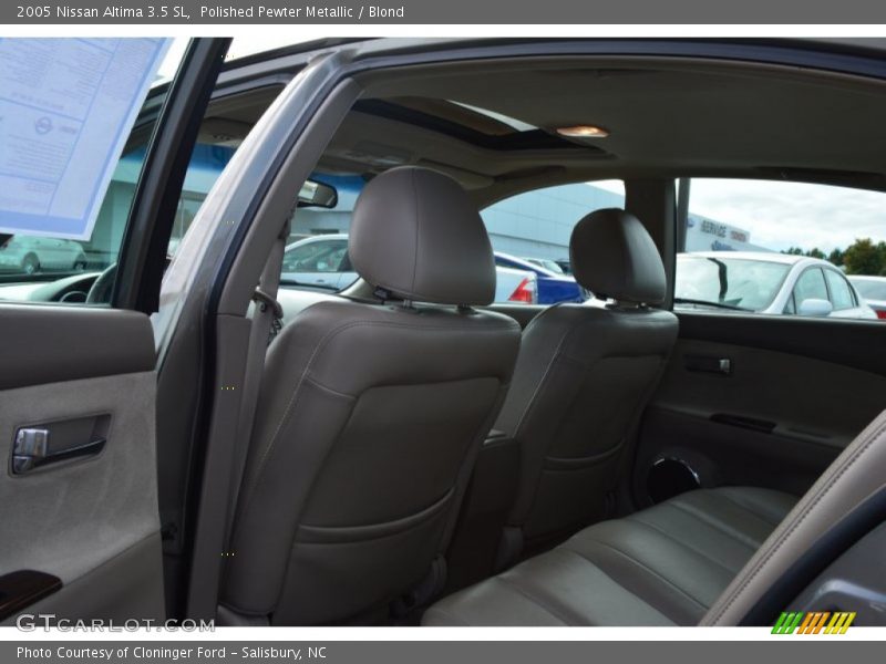 Polished Pewter Metallic / Blond 2005 Nissan Altima 3.5 SL