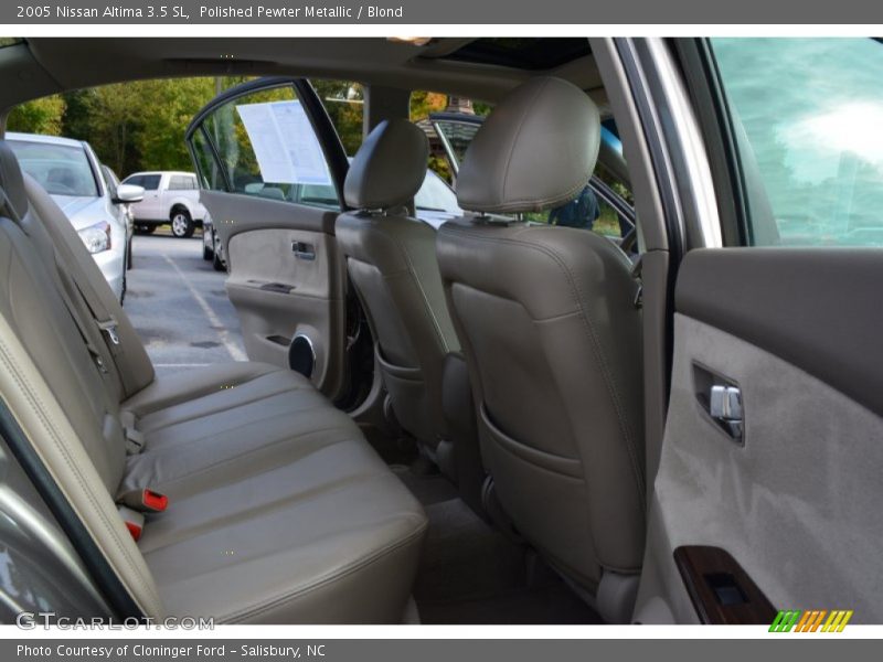 Polished Pewter Metallic / Blond 2005 Nissan Altima 3.5 SL