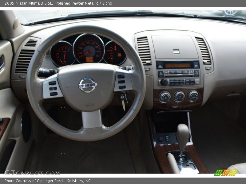 Polished Pewter Metallic / Blond 2005 Nissan Altima 3.5 SL