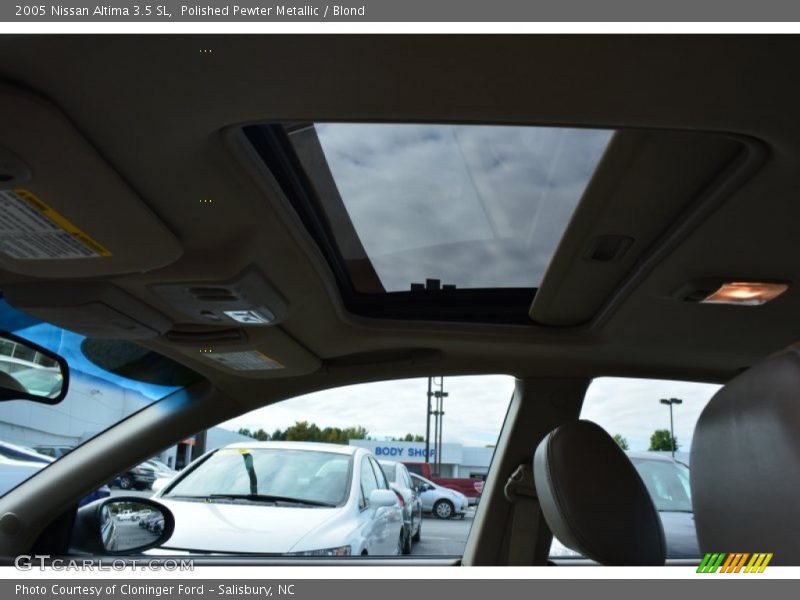 Polished Pewter Metallic / Blond 2005 Nissan Altima 3.5 SL