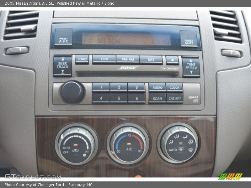 Polished Pewter Metallic / Blond 2005 Nissan Altima 3.5 SL
