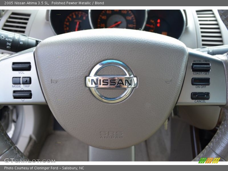 Polished Pewter Metallic / Blond 2005 Nissan Altima 3.5 SL