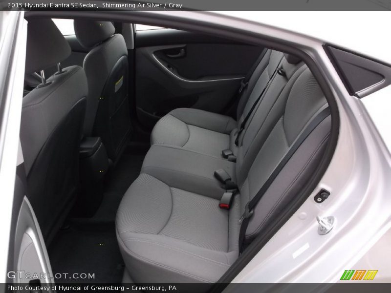 Shimmering Air Silver / Gray 2015 Hyundai Elantra SE Sedan