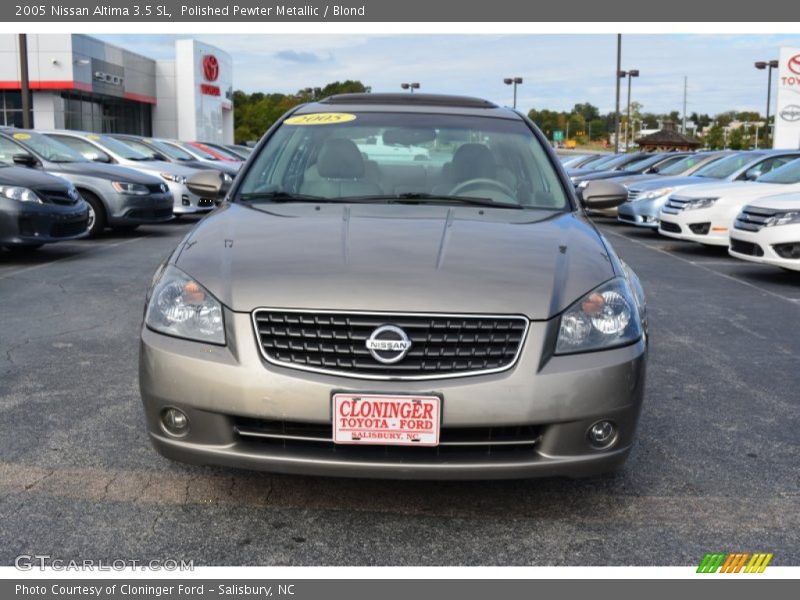 Polished Pewter Metallic / Blond 2005 Nissan Altima 3.5 SL
