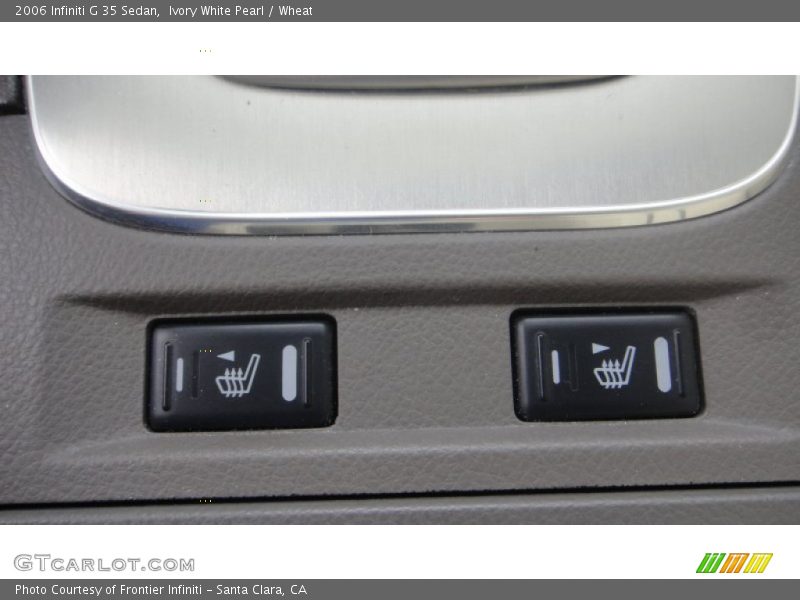 Ivory White Pearl / Wheat 2006 Infiniti G 35 Sedan