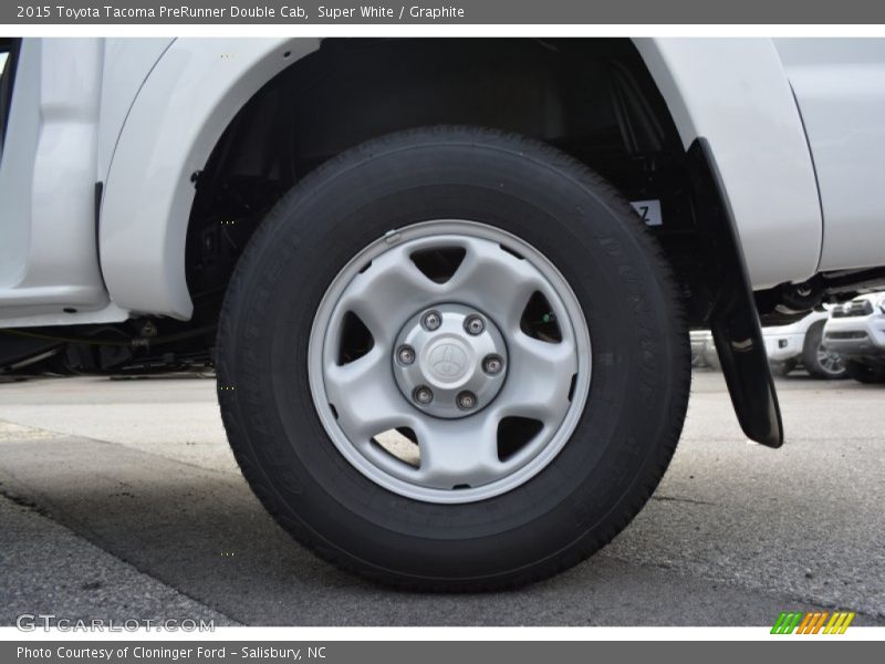 Super White / Graphite 2015 Toyota Tacoma PreRunner Double Cab