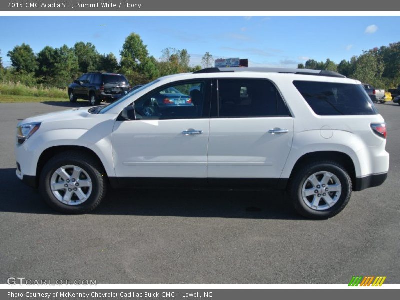 Summit White / Ebony 2015 GMC Acadia SLE