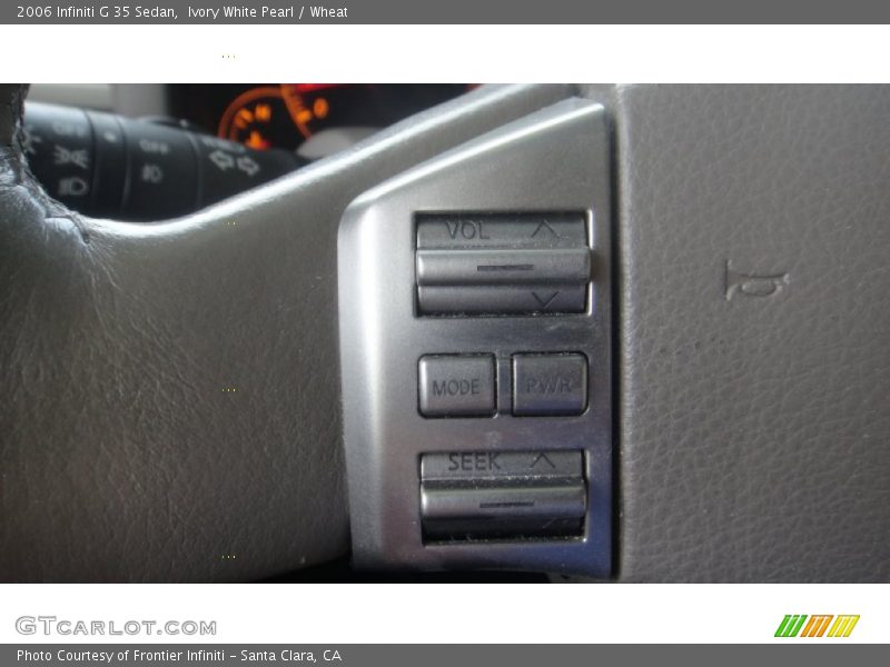 Ivory White Pearl / Wheat 2006 Infiniti G 35 Sedan