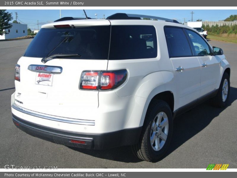 Summit White / Ebony 2015 GMC Acadia SLE