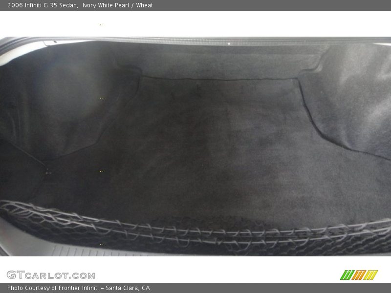 Ivory White Pearl / Wheat 2006 Infiniti G 35 Sedan