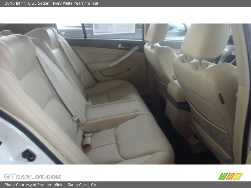 Ivory White Pearl / Wheat 2006 Infiniti G 35 Sedan