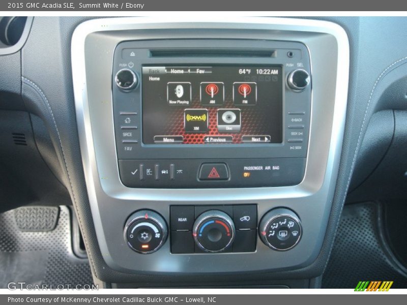 Summit White / Ebony 2015 GMC Acadia SLE