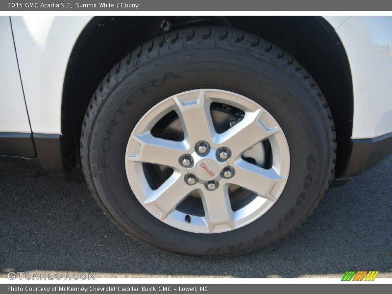 Summit White / Ebony 2015 GMC Acadia SLE