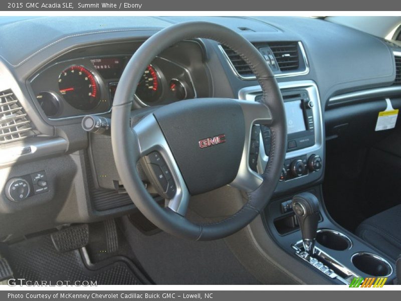 Summit White / Ebony 2015 GMC Acadia SLE