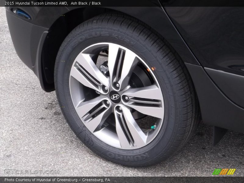 Ash Black / Black 2015 Hyundai Tucson Limited AWD