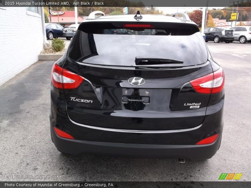 Ash Black / Black 2015 Hyundai Tucson Limited AWD