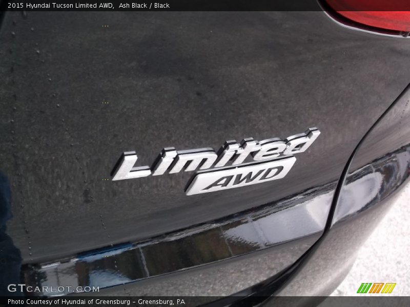 Ash Black / Black 2015 Hyundai Tucson Limited AWD