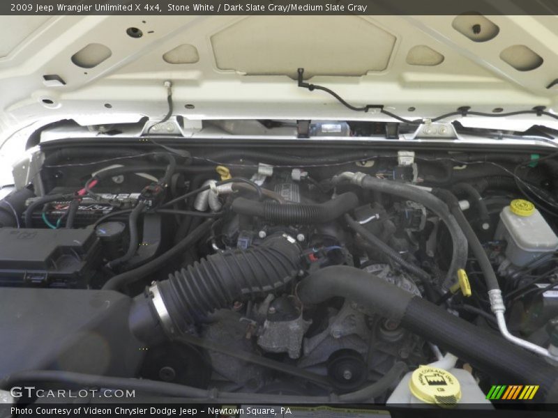 Stone White / Dark Slate Gray/Medium Slate Gray 2009 Jeep Wrangler Unlimited X 4x4
