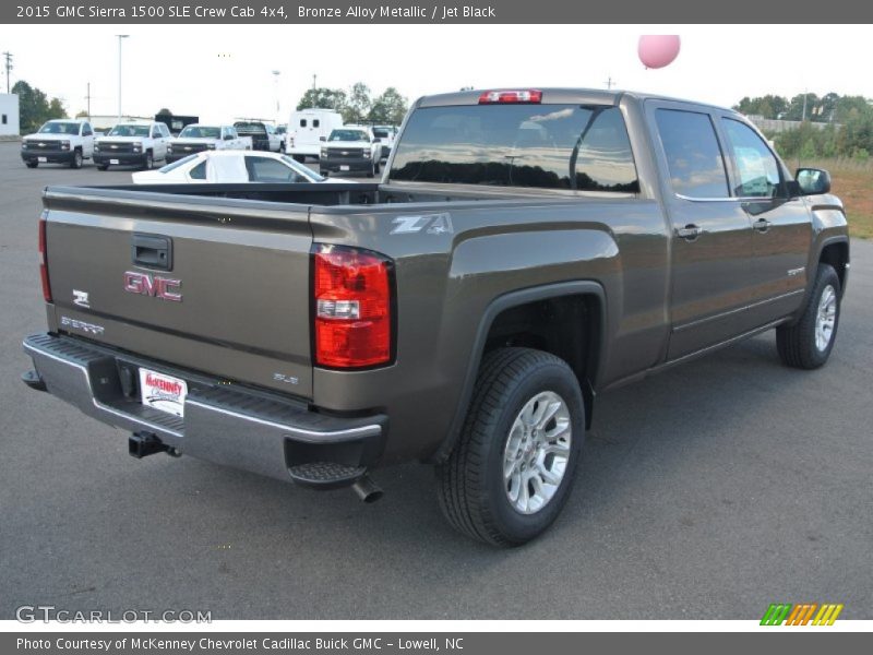 Bronze Alloy Metallic / Jet Black 2015 GMC Sierra 1500 SLE Crew Cab 4x4