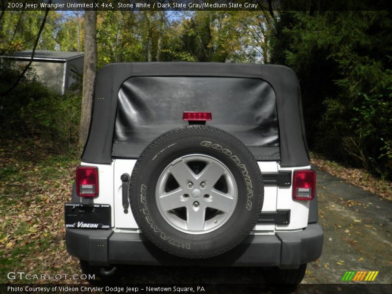 Stone White / Dark Slate Gray/Medium Slate Gray 2009 Jeep Wrangler Unlimited X 4x4