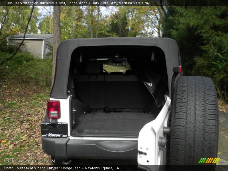 Stone White / Dark Slate Gray/Medium Slate Gray 2009 Jeep Wrangler Unlimited X 4x4