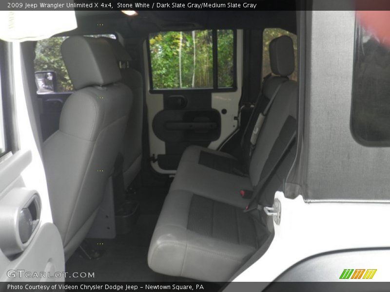 Stone White / Dark Slate Gray/Medium Slate Gray 2009 Jeep Wrangler Unlimited X 4x4