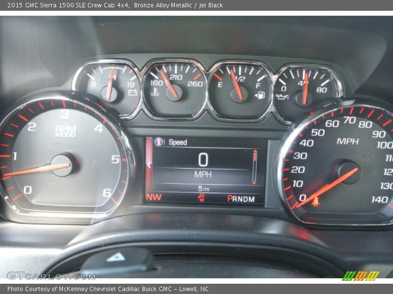 Bronze Alloy Metallic / Jet Black 2015 GMC Sierra 1500 SLE Crew Cab 4x4